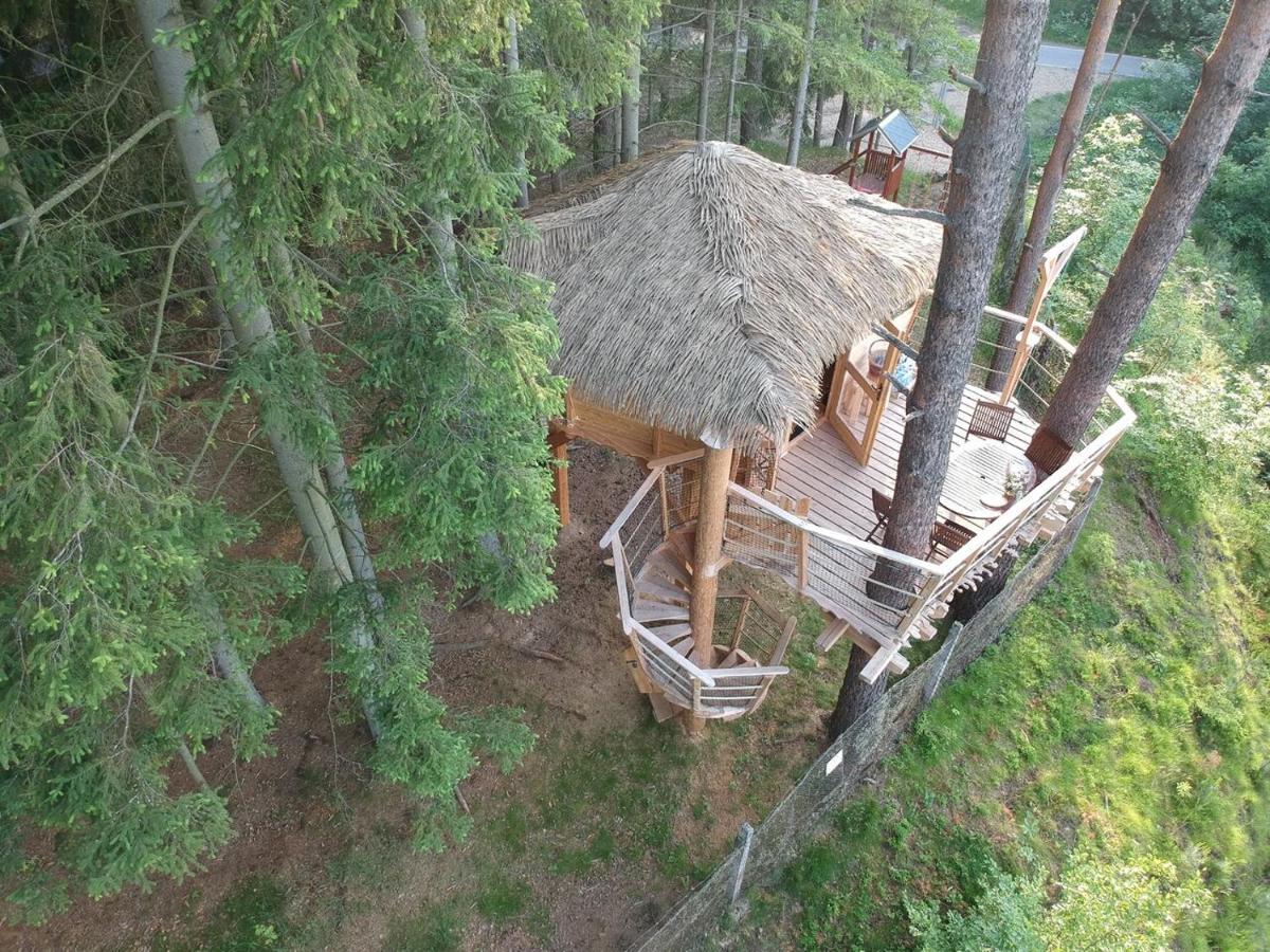 Hotel Treehouse U Rybnika Osecna Exterior foto